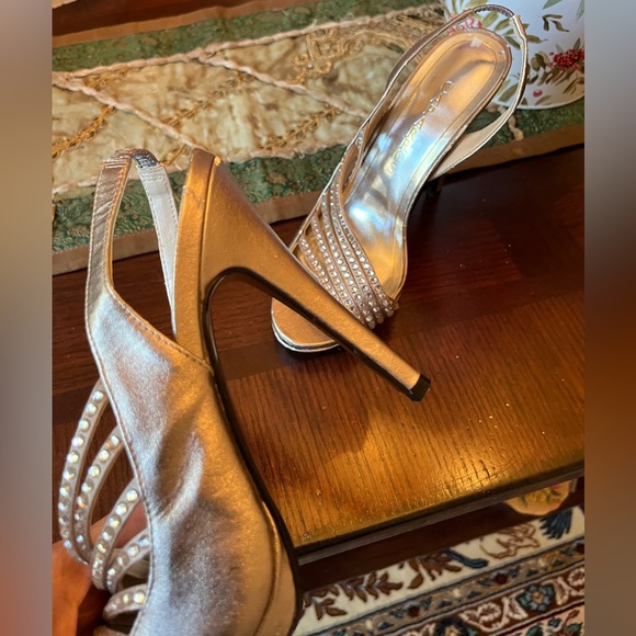 Sparkly high heels- silver - Picture 2 of 5